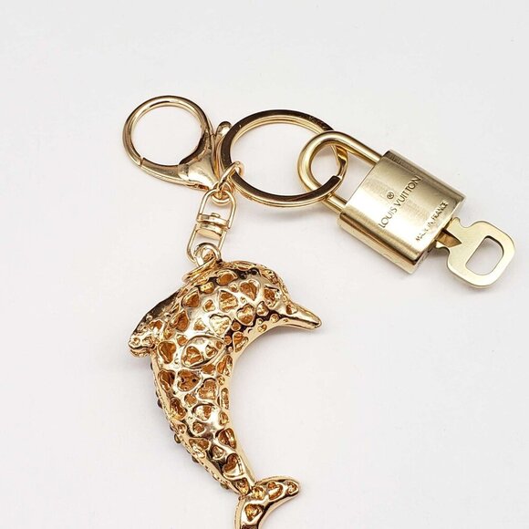 Authentic Louis Vuitton Lock & Key with unbranded Bagcharm, Keycharm, Keychain - Picture 4 of 7